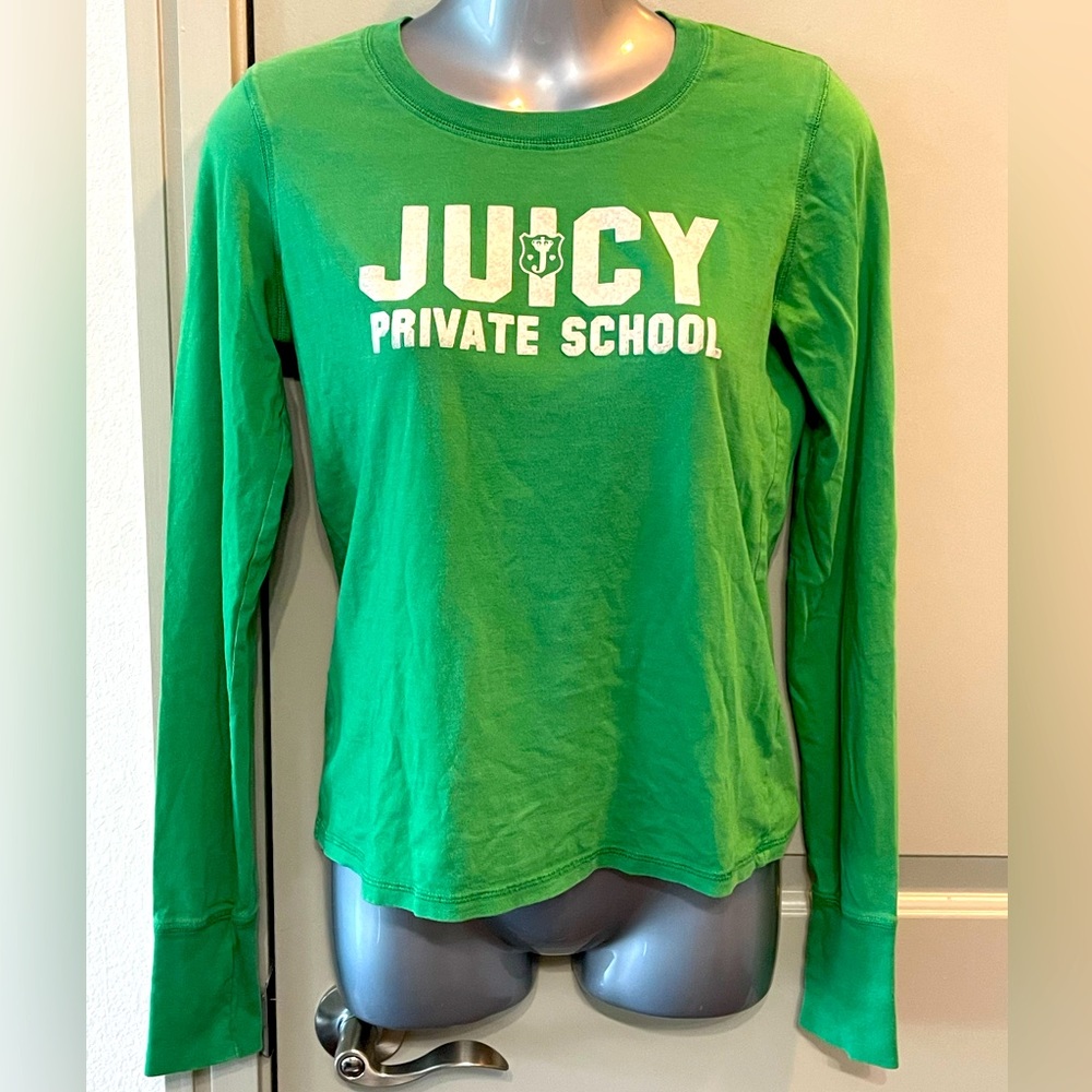 Juicy Couture -Green long sleeve shirt